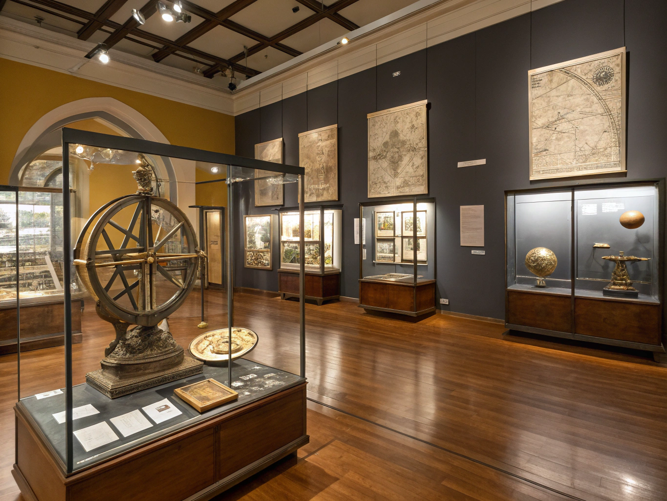 Close up of preserved maritime artifacts